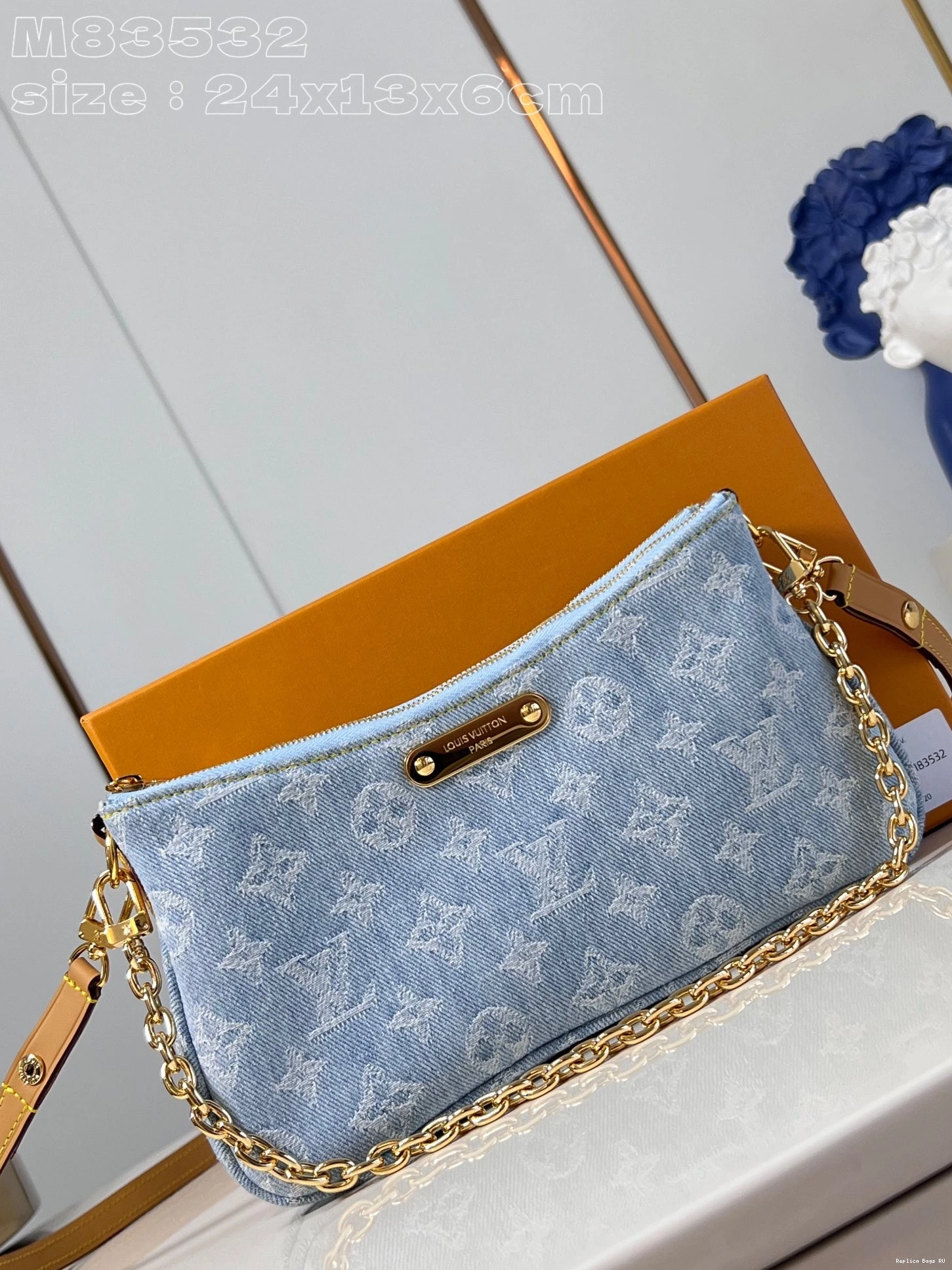 Cheap LOUIS VUITTON Liv double pochette -24.5*13.5*6.5CM 0713